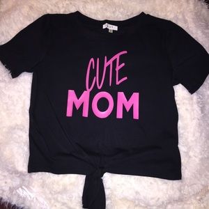 Cute Mom crop top
